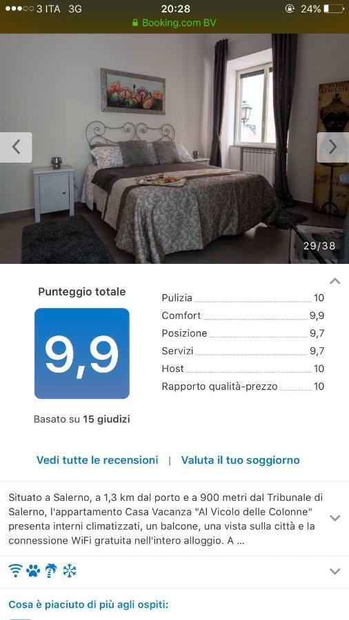 Casa Vacanza "Al Vicolo Delle Colonne" Salerno Eksteriør bilde