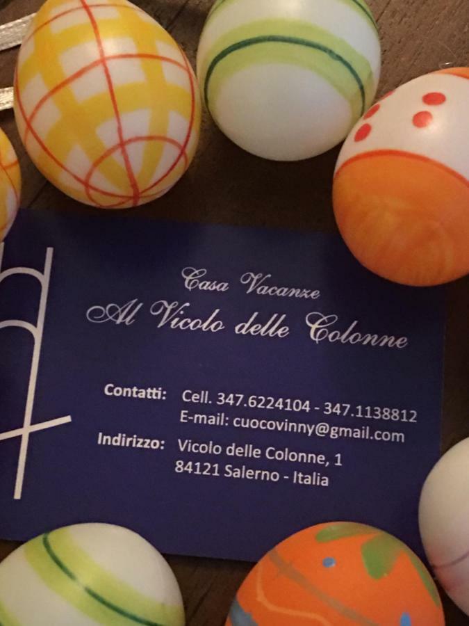 Casa Vacanza "Al Vicolo Delle Colonne" Salerno Eksteriør bilde